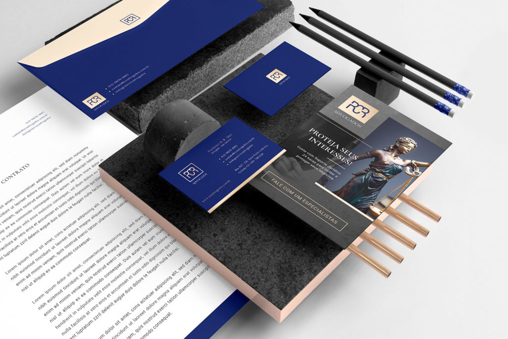 RCR Advogados - criação de logotipos - Buenosites