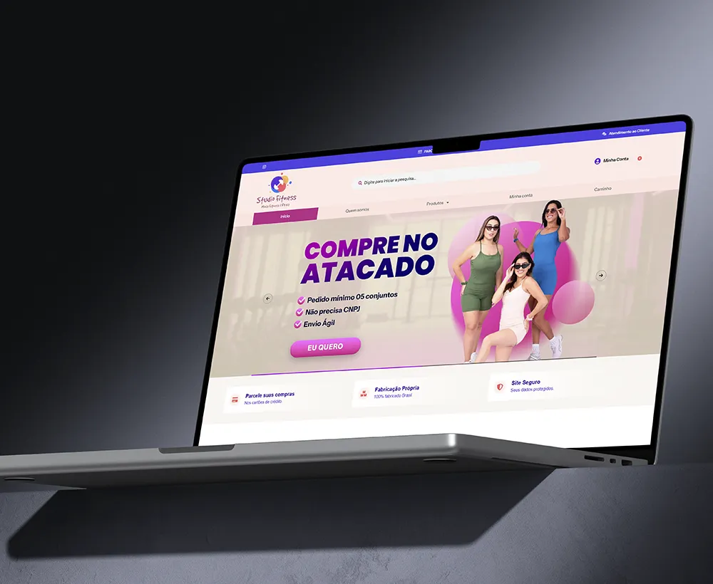 Studio Moda Fitness - Design by Buenosites